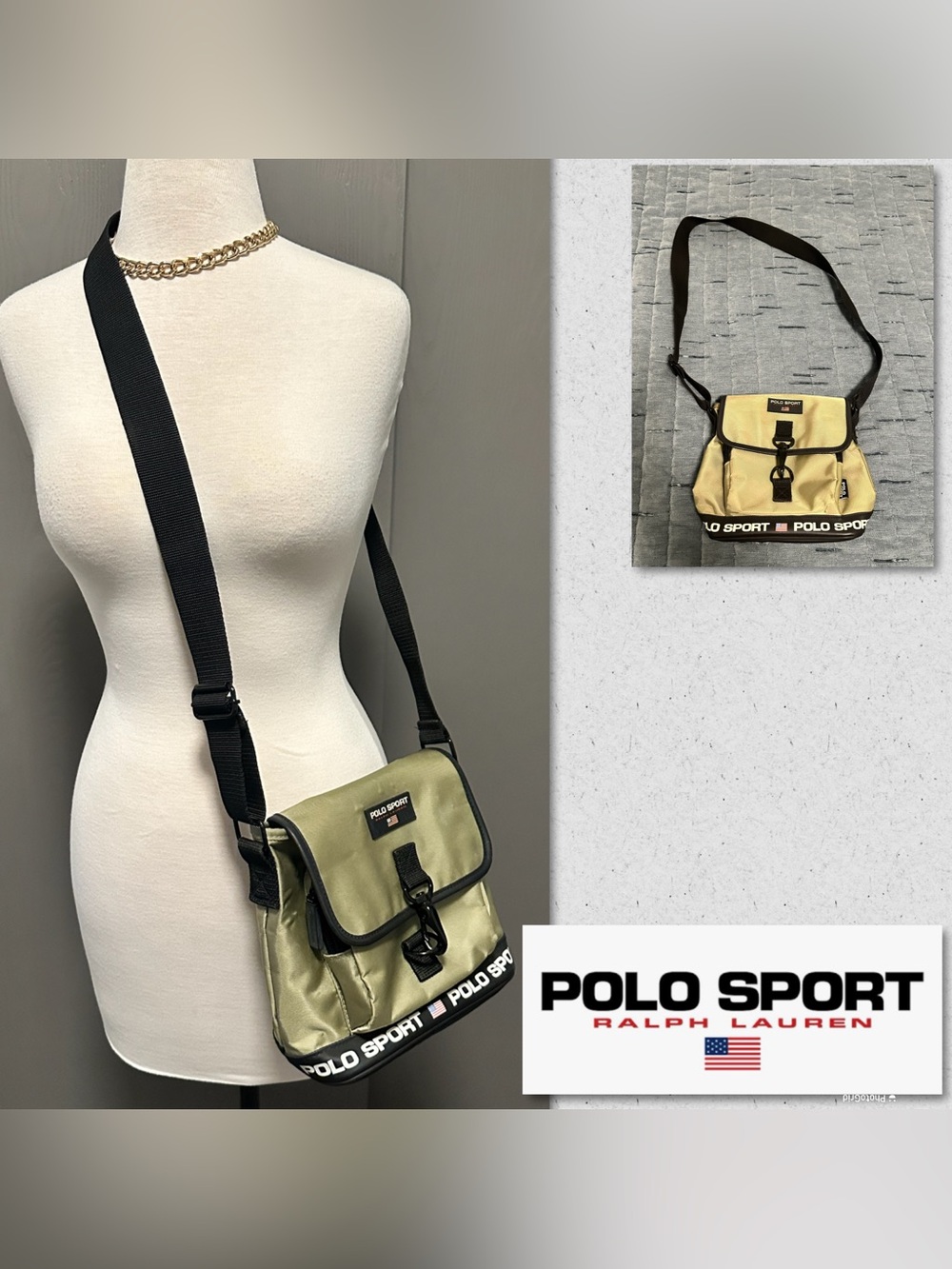 Ralph Lauren Polo Sport Vintage 90s Crossbody Bag
